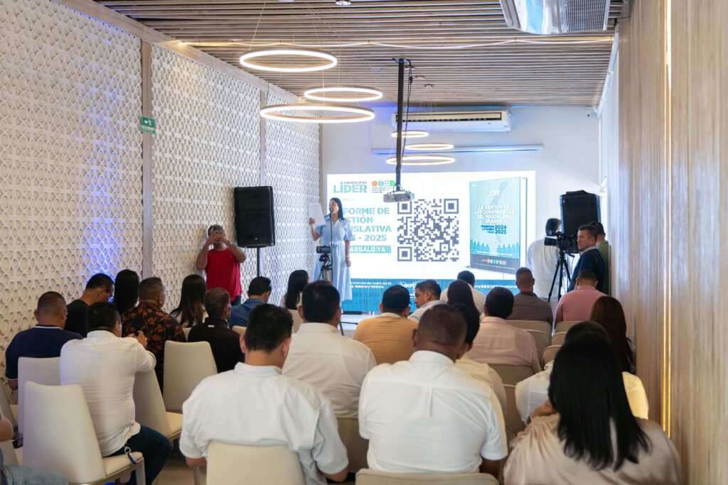 Magdalena Líder presenta el Tercer Informe de Gestión Legislativa del Magdalena Grande en Santa Marta