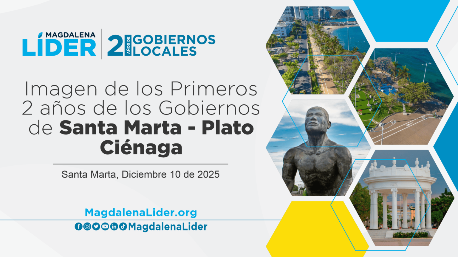 MAGDALENA LÍDER PRESENTA LOS RESULTADOS DEL ESTUDIO “2 AÑOS DE GOBIERNO” EN SANTA MARTA, CIÉNAGA Y PLATO