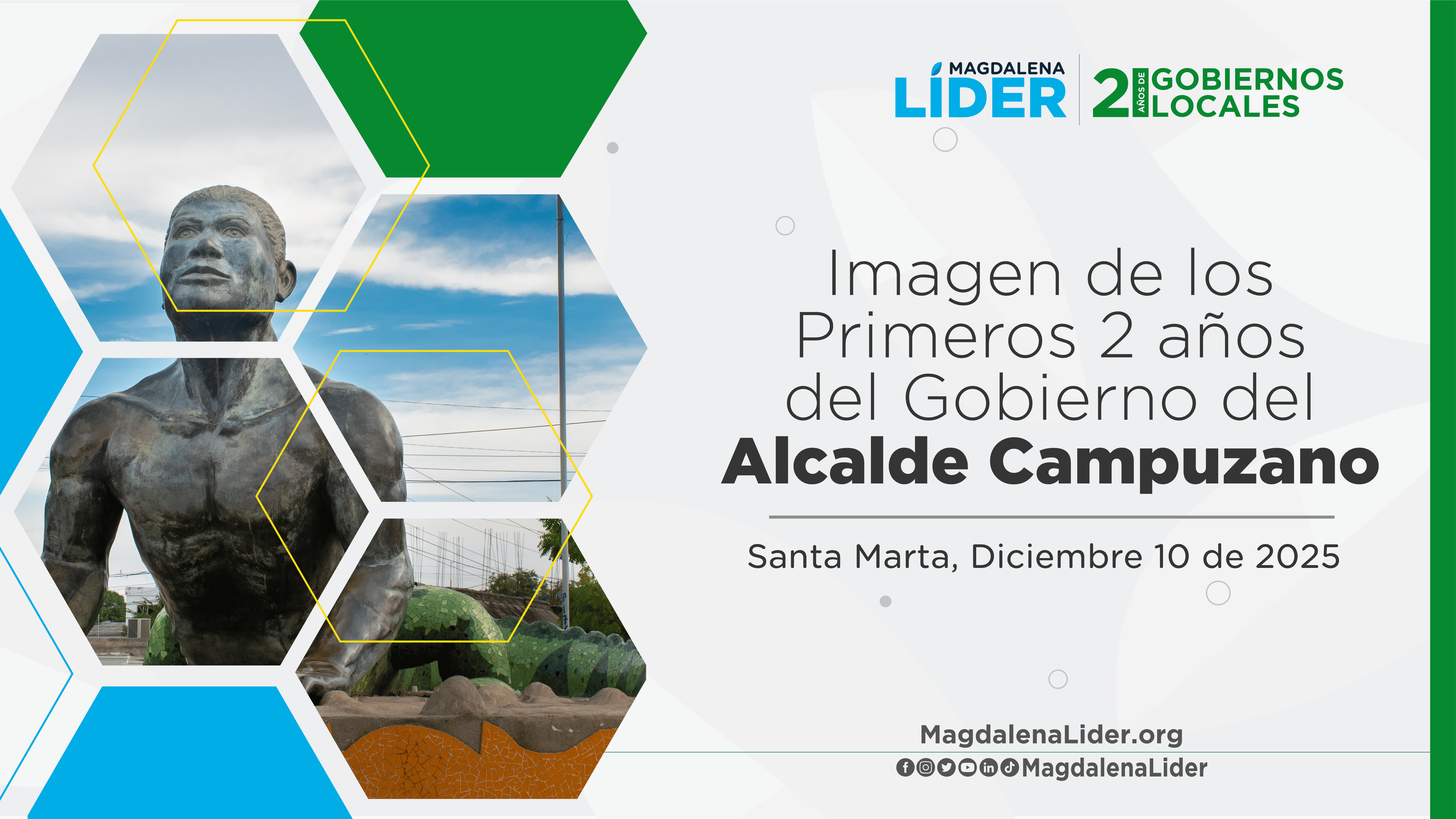 Magdalena Líder presenta resultados de encuesta en Plato y reafirma su compromiso con la evaluación de los gobiernos locales