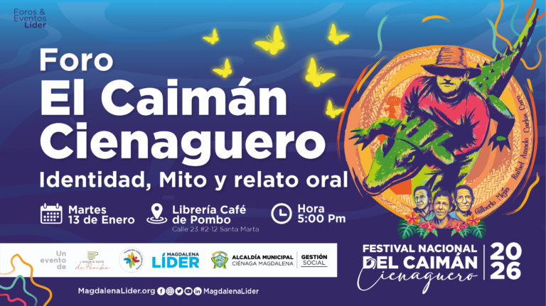 Foro cultural pone en el centro al Caimán Cienaguero como símbolo de identidad cienaguera