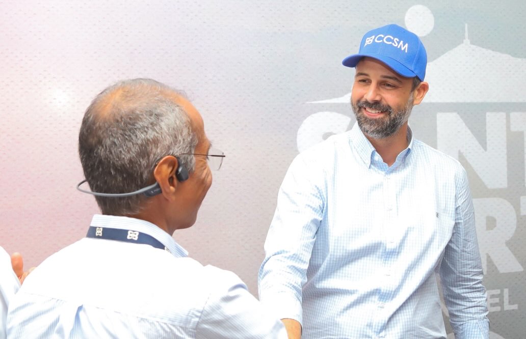 Magdalena Líder felicita a Carlos José Jaramillo, nuevo Presidente Ejecutivo de la Cámara de Comercio de Santa Marta para el Magdalena.