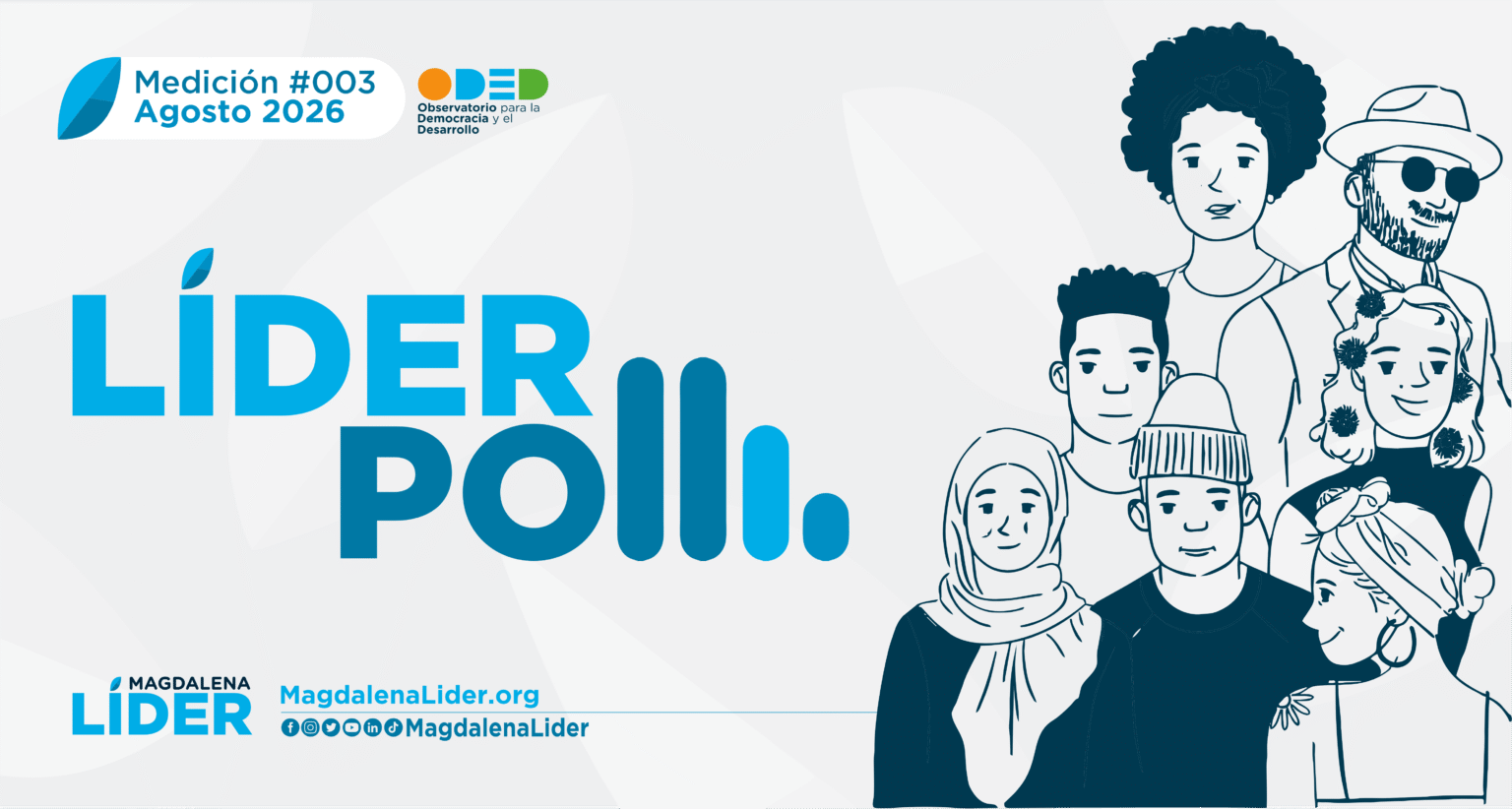 Magdalena Líder presentará la tercera edición de LÍDER POLL