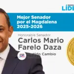 CARLOS MARIO FARELO LIDERÓ EL DESEMPEÑO LEGISLATIVO DE LOS SENADORES DEL MAGDALENA EN 2025–2026