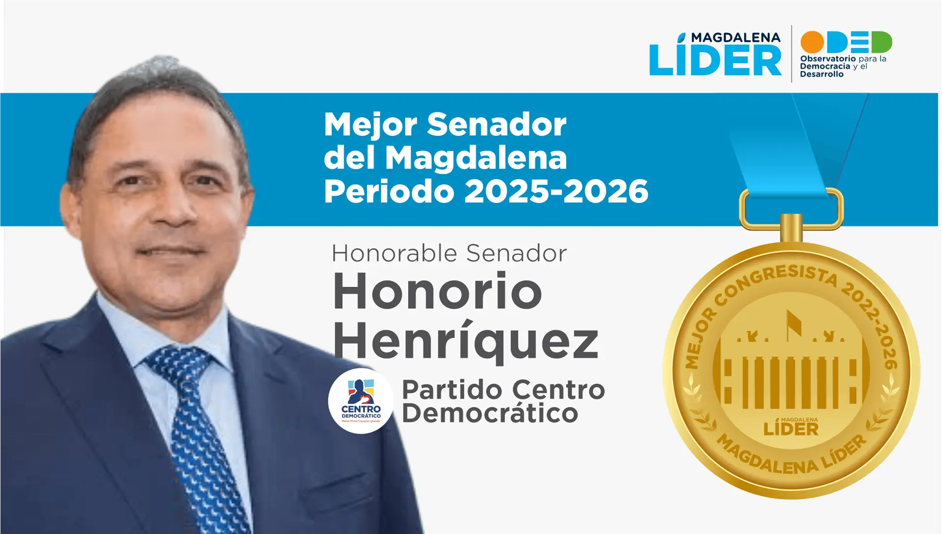 HONORIO HENRÍQUEZ: EL MEJOR SENADOR DEL MAGDALENA 2022-2025