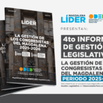 MAGDALENA LÍDER PRESENTA EL IV INFORME DE GESTIÓN LEGISLATIVA Y CIERRA CUATRO AÑOS DE SEGUIMIENTO AL CONGRESO