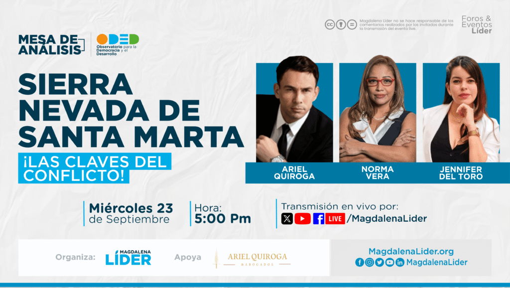 Magdalena Líder reúne a expertos para analizar el conflicto en la Sierra Nevada de Santa Marta