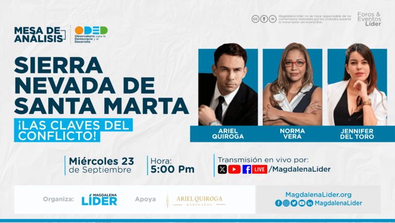 Magdalena Líder reúne a expertos para analizar el conflicto en la Sierra Nevada de Santa Marta